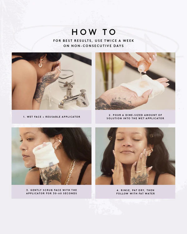 PRE-SHOW GLOW INSTANT RETEXTURIZING 10% AHA TREATMENT + REUSABLE APPLICATOR
